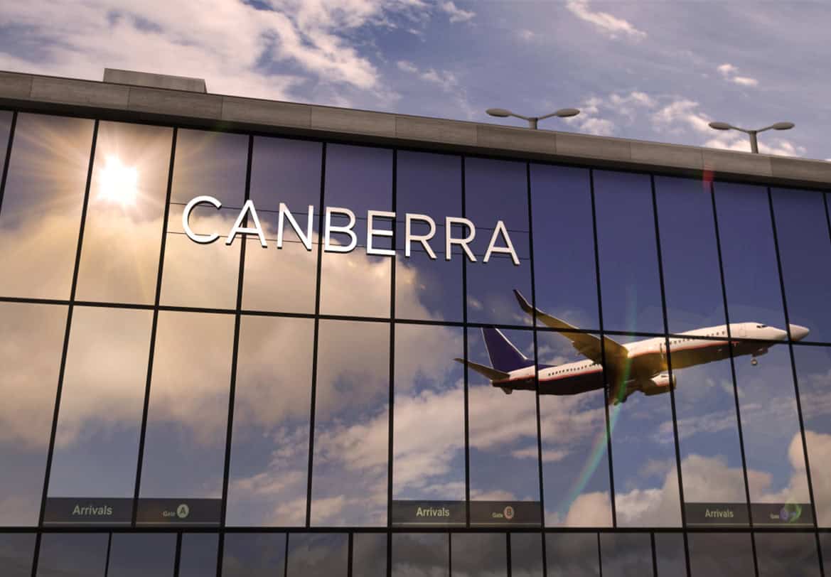 Close to Canberra Airport